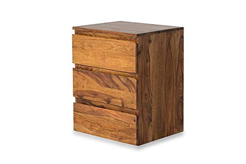 Space Galaxy Furniture Solid Sheesham Big Size Study Table Office Table Computer Table 3 Drawers Side Table Natural Finish