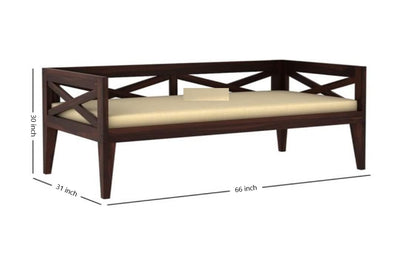 Space Galaxy Furniture Solid Sheesham Two Seater Sofa Honey Oak Finish