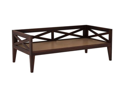 Space Galaxy Furniture Solid Sheesham Two Seater Sofa Honey Oak Finish