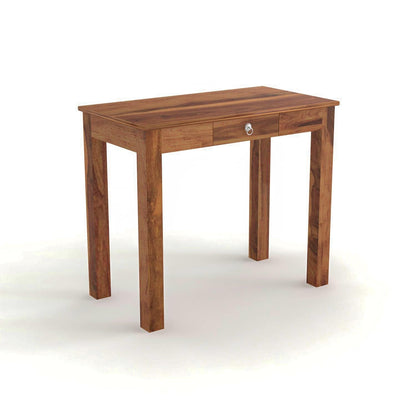 Space Galaxy Furniture Solid Sheesham One Drawers Study Table Laptop Table Warting Table Natural Finish