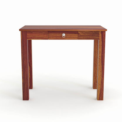 Space Galaxy Furniture Solid Sheesham One Drawers Study Table Laptop Table Warting Table Honey Oak  Finish