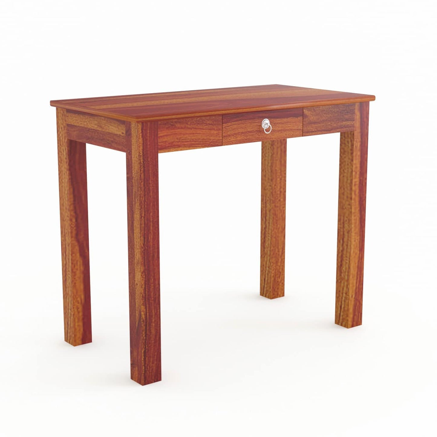 Space Galaxy Furniture Solid Sheesham One Drawers Study Table Laptop Table Warting Table Honey Oak  Finish