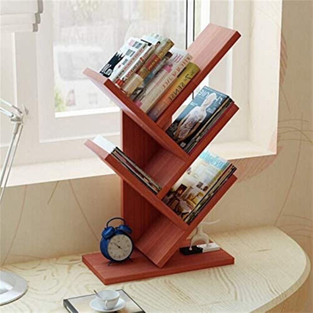Space Galaxy Furniture Solid Sheesham  Corner Bookshelf 5 Tier Ladder Book Cabinet Corner Shelf, Book Shelf Honey Oak Finish