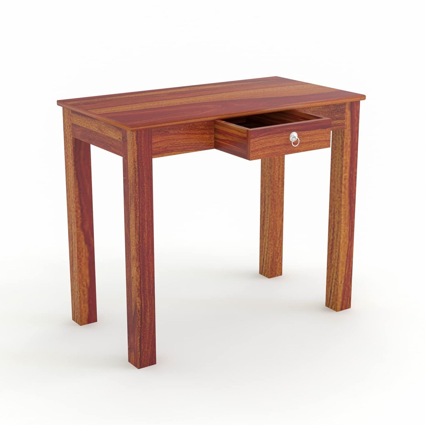 Space Galaxy Furniture Solid Sheesham One Drawers Study Table Laptop Table Warting Table Honey Oak  Finish