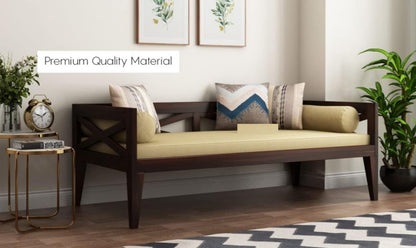 Space Galaxy Furniture Solid Sheesham Two Seater Sofa Honey Oak Finish