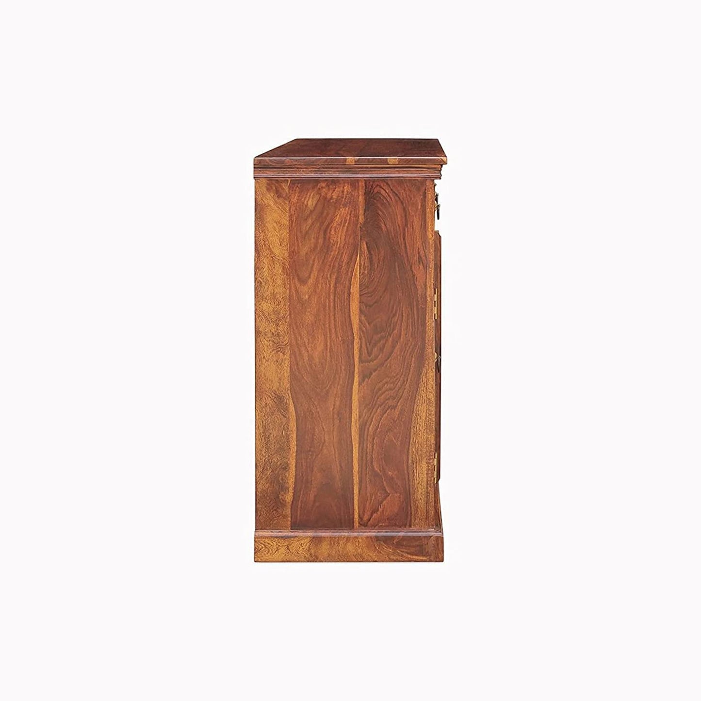 Space Galaxy Furniture Solid Sheesham Wood 3 Drawers & 3 Door tiles Sideboard & Cabinet With Storage