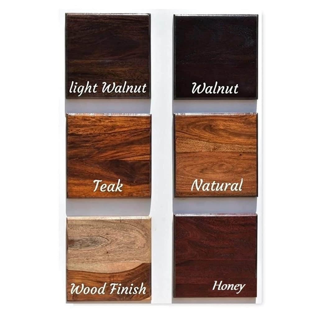 Space Galaxy Furniture Solid Sheesham Wood 4 Door Rattan Cane Sideboard & Cabinet With Storage