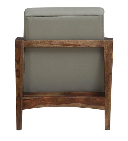 Space Galaxy Furniture Solid Sheesham One Seater Sofa Provincial Teak Finish