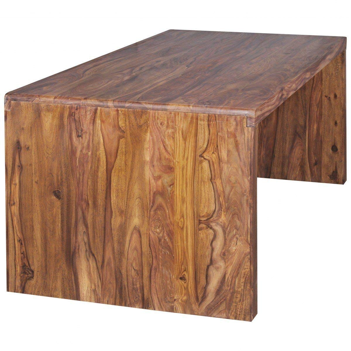 Space Galaxy Furniture Solid Sheesham Big Size Study Table Office Table Computer Table 3 Drawers Side Table Natural Finish